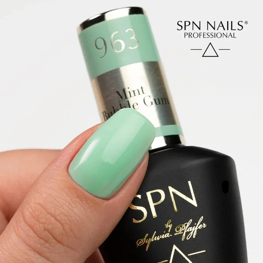 SPN Nails UV/LED Gel Polish 963 Mint Bubble Gum