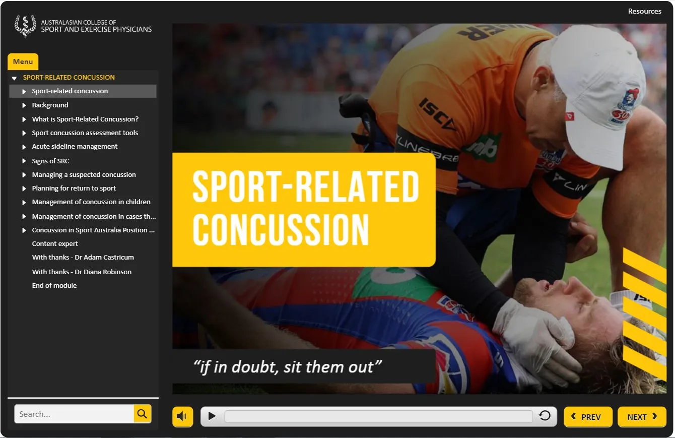 Sport-Related Concussion
