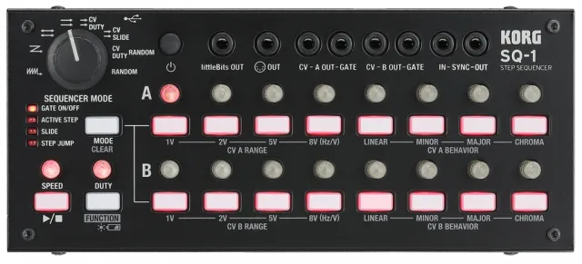 SQ-1 CV / MIDI Step Sequencer