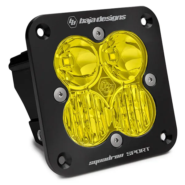 Squadron Sport Black Flush Mount LED Auxiliary Light Pod - Universal