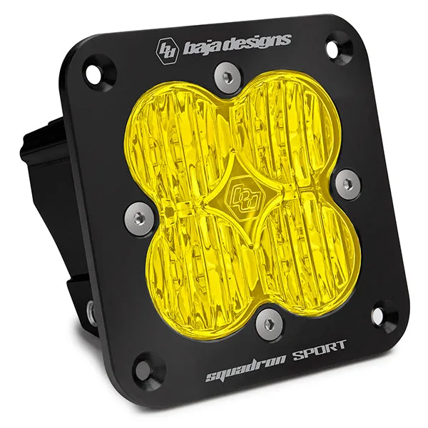Squadron Sport Black Flush Mount LED Auxiliary Light Pod - Universal