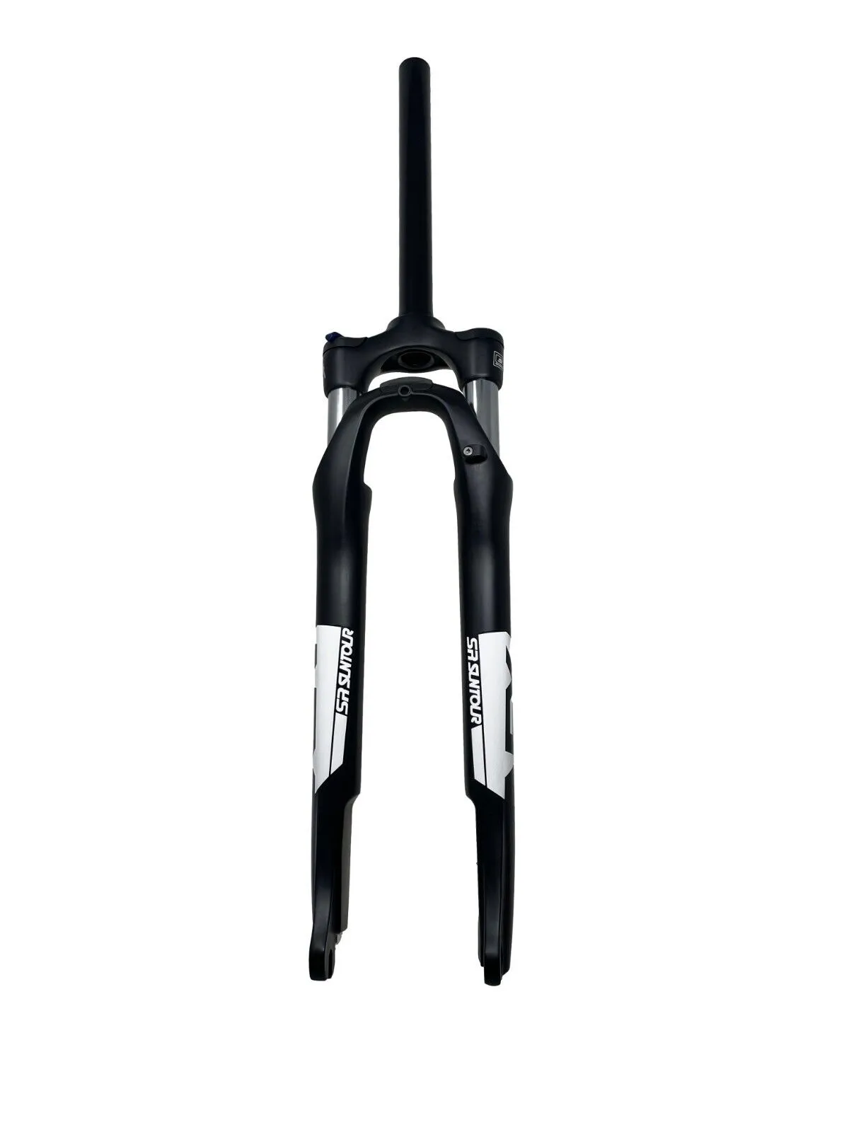 SR Suntour NEX-DS HLO 700c Suspension Fork - Matt Black & White - 63mm Travel