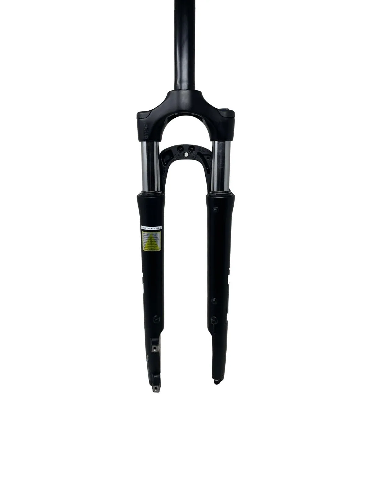 SR Suntour NEX-DS HLO 700c Suspension Fork - Matt Black & White - 63mm Travel