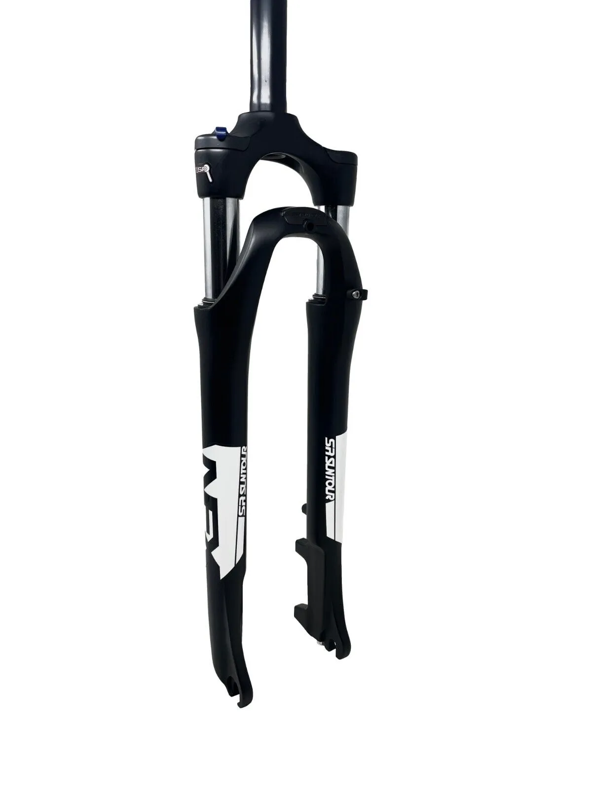 SR Suntour NEX-DS HLO 700c Suspension Fork - Matt Black & White - 63mm Travel