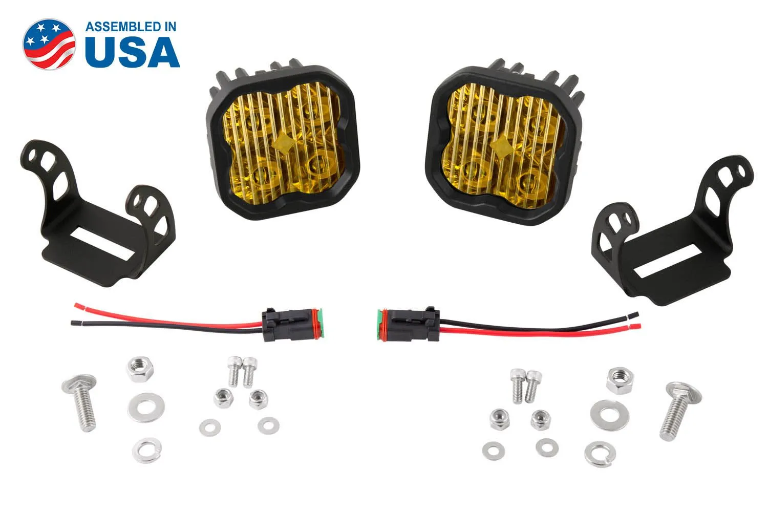 SS3 SAE Yellow Pro LED Pod (pair)