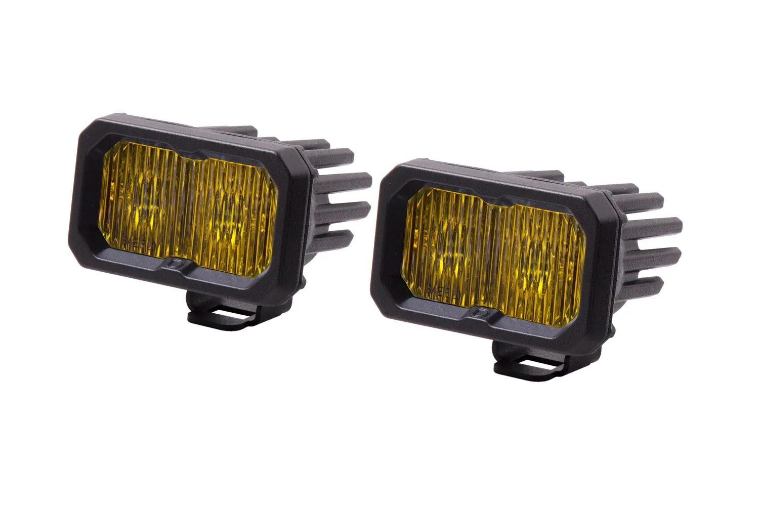 SSC2 SAE Yellow Sport Standard LED Pod (pair)