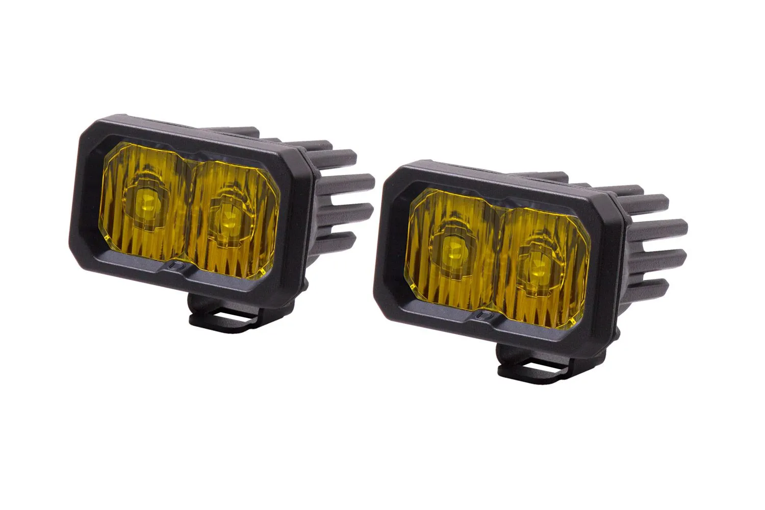 SSC2 SAE Yellow Sport Standard LED Pod (pair)