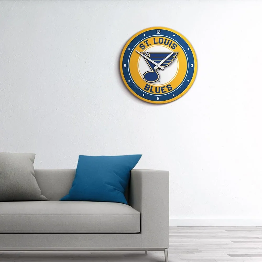 St. Louis Blues: Modern Disc Wall Clock