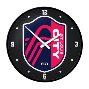 St. Louis CITY SC: Modern Disc Wall Clock