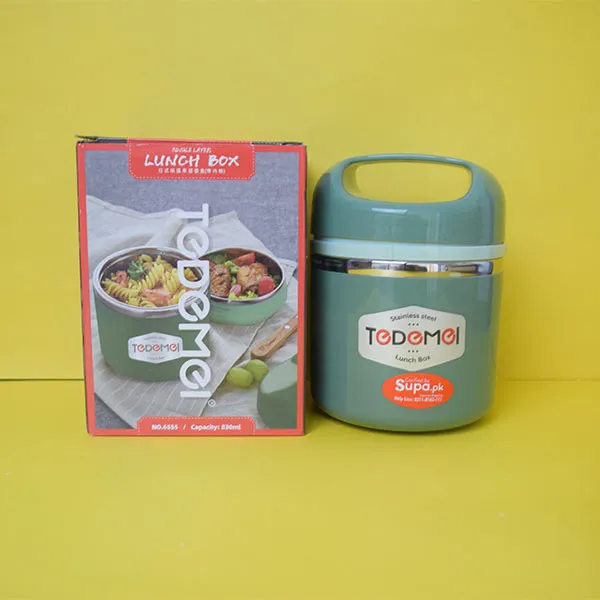 Stainless Steel Lunch Containers with Handle, Insulated Lunch Box Stay Hot 3h, Leak-proof Food Containers for Adults, Teens, Work, School. ( Price For 1 Piece)