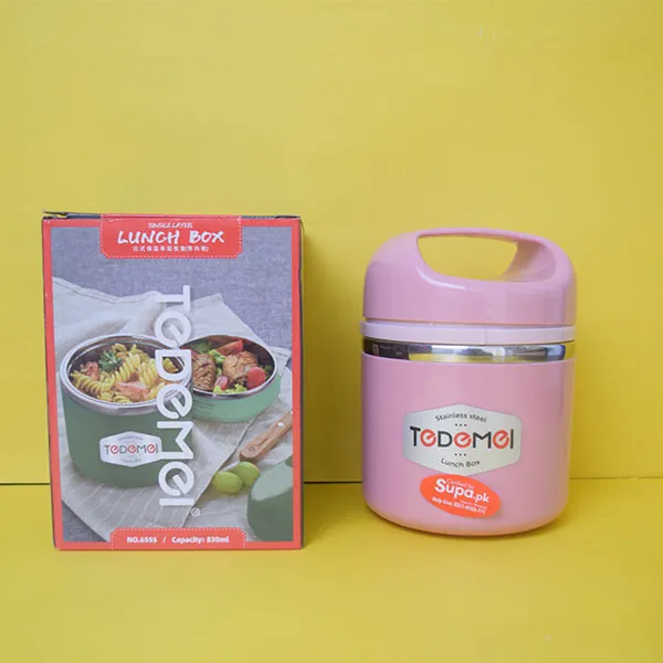 Stainless Steel Lunch Containers with Handle, Insulated Lunch Box Stay Hot 3h, Leak-proof Food Containers for Adults, Teens, Work, School. ( Price For 1 Piece)