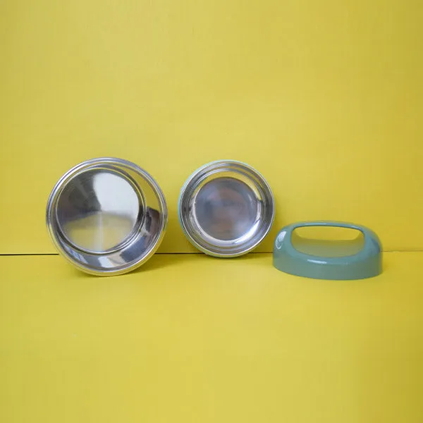 Stainless Steel Lunch Containers with Handle, Insulated Lunch Box Stay Hot 3h, Leak-proof Food Containers for Adults, Teens, Work, School. ( Price For 1 Piece)