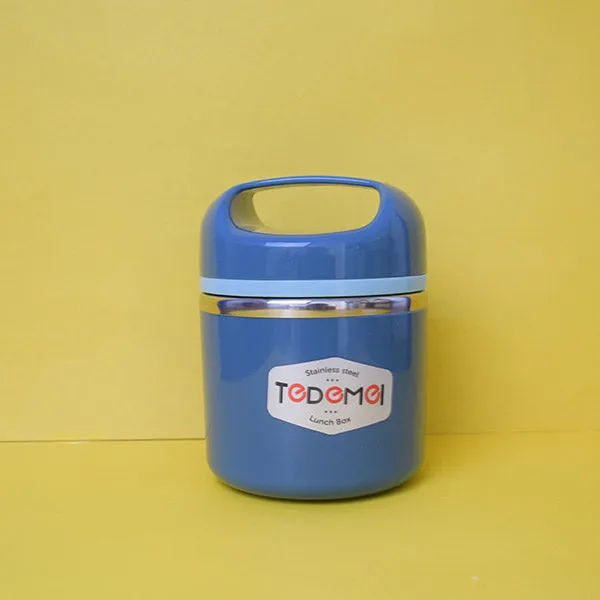 Stainless Steel Lunch Containers with Handle, Insulated Lunch Box Stay Hot 3h, Leak-proof Food Containers for Adults, Teens, Work, School. ( Price For 1 Piece)