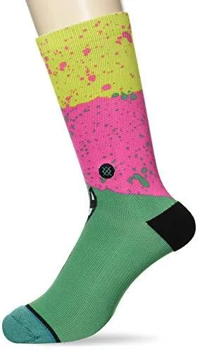 Stance Flame Blocks Socks Large Teal