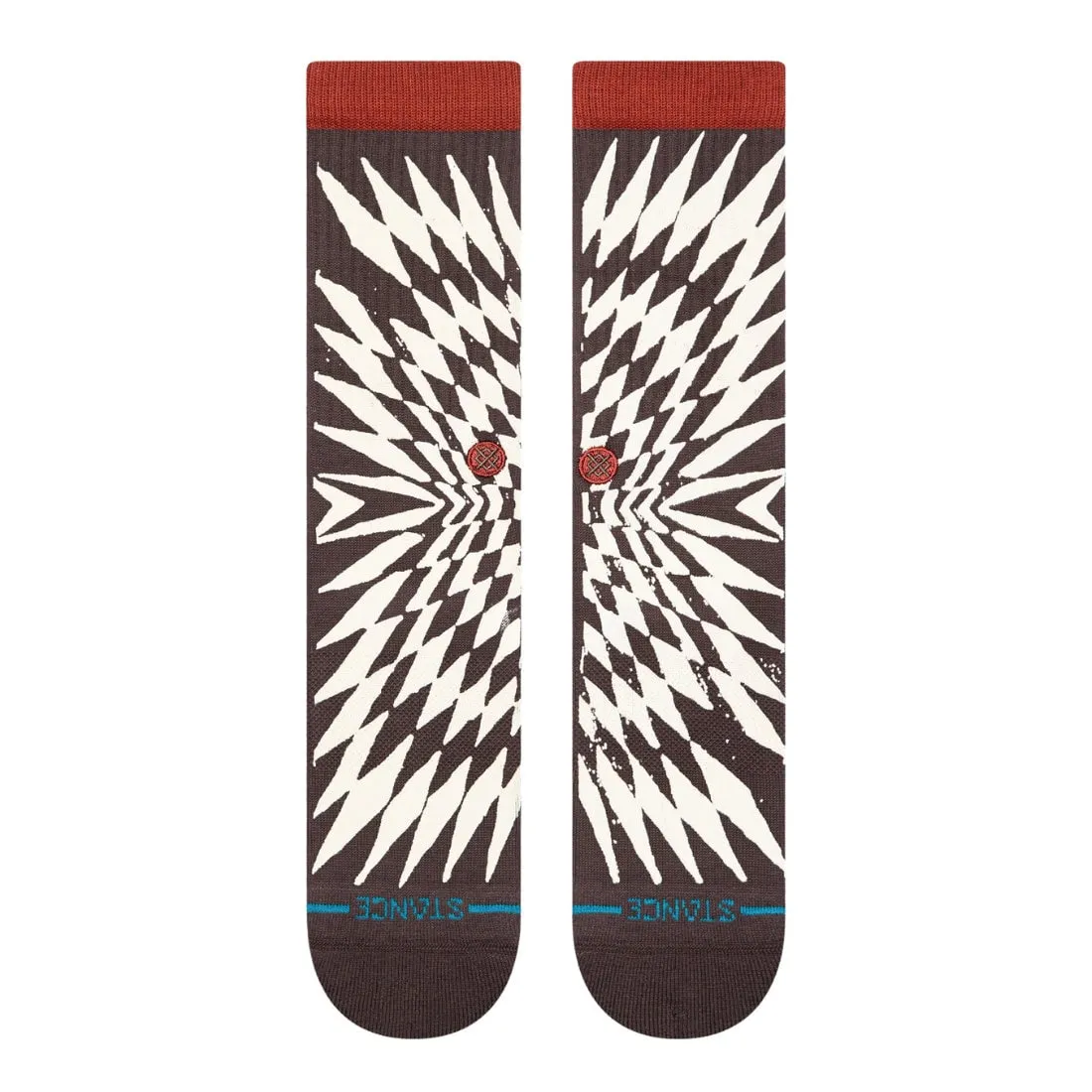 Stance Frackle Socks - Dark Brown