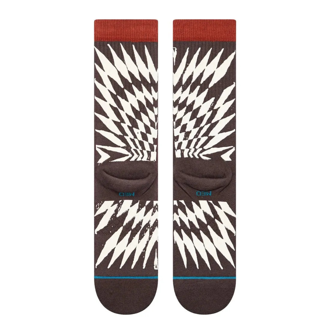 Stance Frackle Socks - Dark Brown