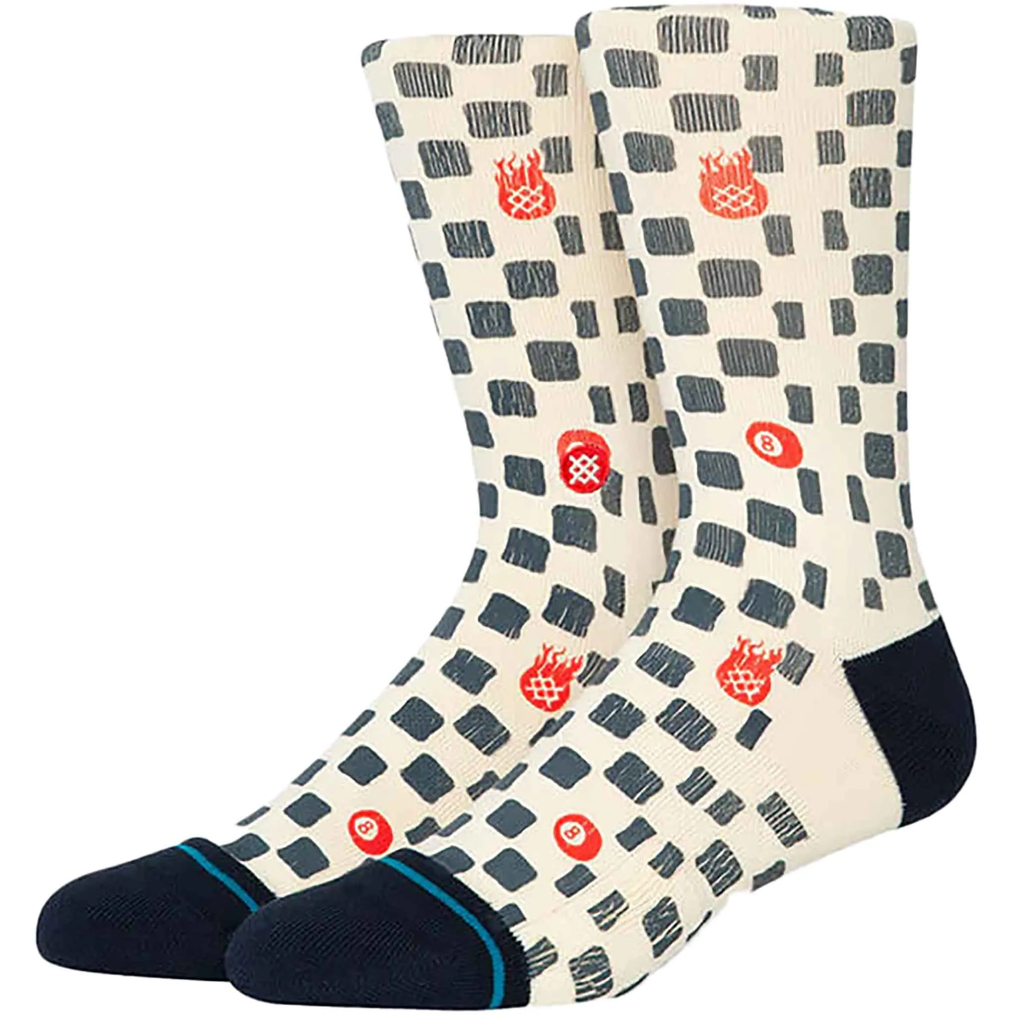 Stance Lucky Unlucky Sock Off White