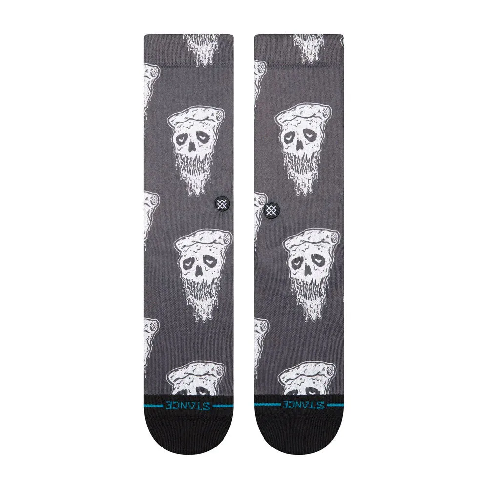 Stance Pizza Face Socks White Black