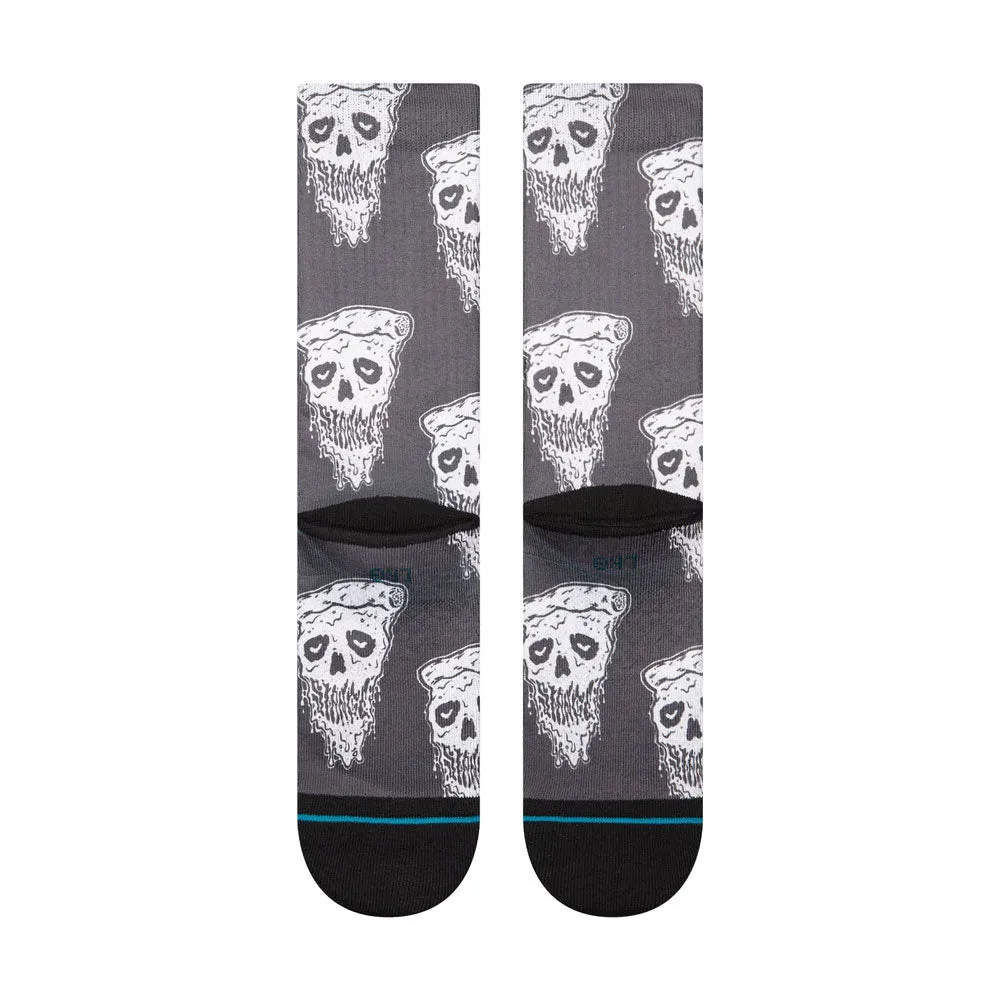 Stance Pizza Face Socks White Black
