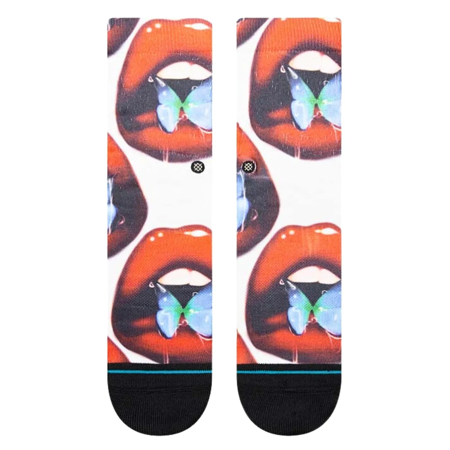Stance Womens Swallow Crew Socks - Off White