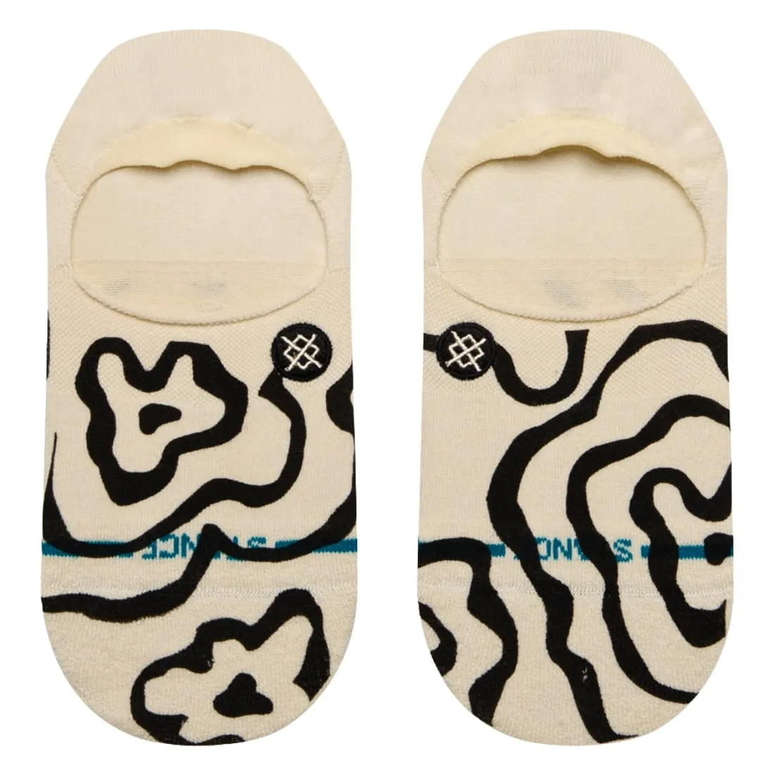 Stance Womens Wonky Do No Show Socks - Black White