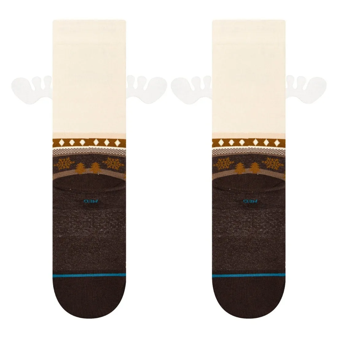 Stance x National Lampoons Have Some Eggnog Socks - Dark Brown