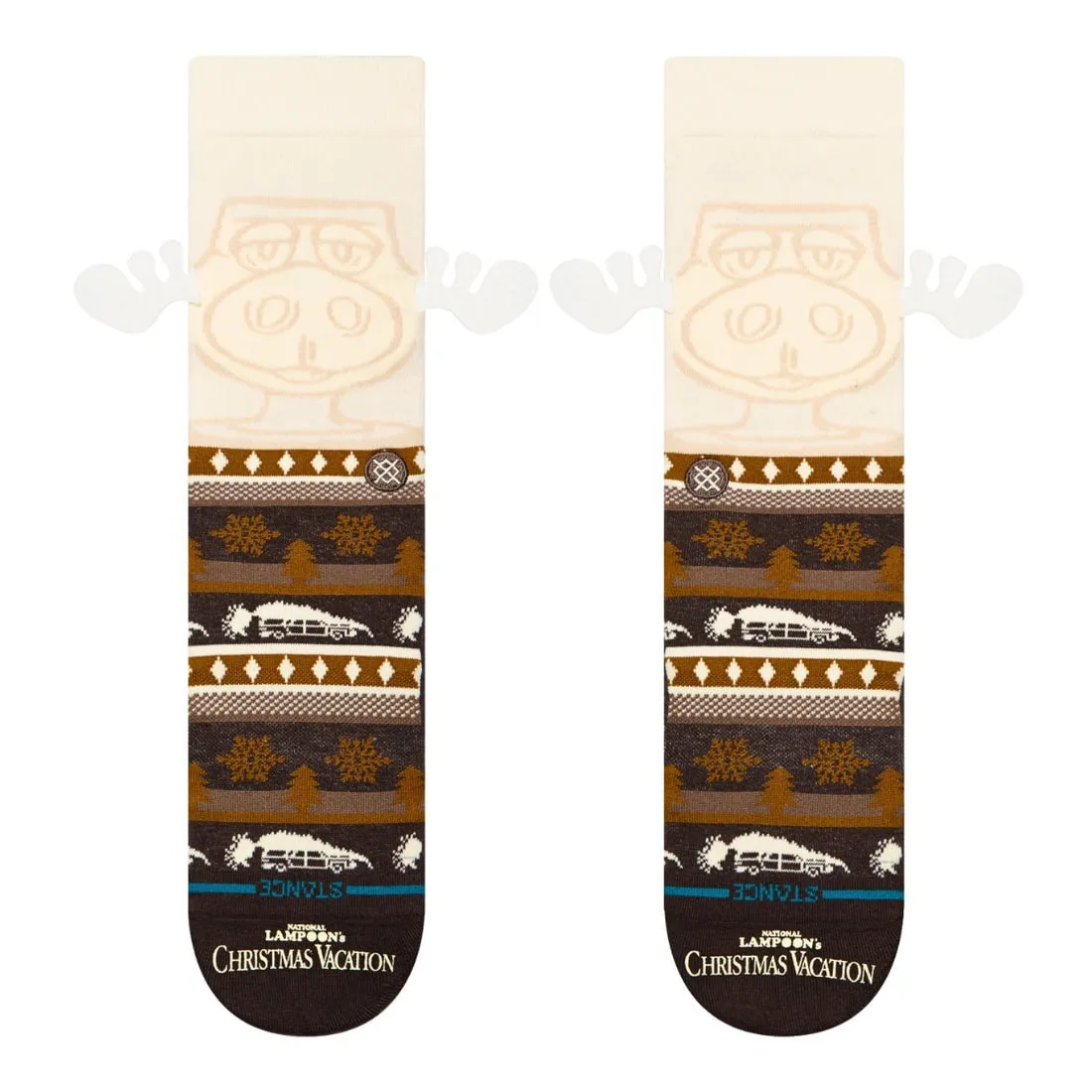 Stance x National Lampoons Have Some Eggnog Socks - Dark Brown