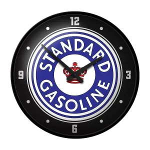 Standard: Red Crown - Modern Disc Wall Clock