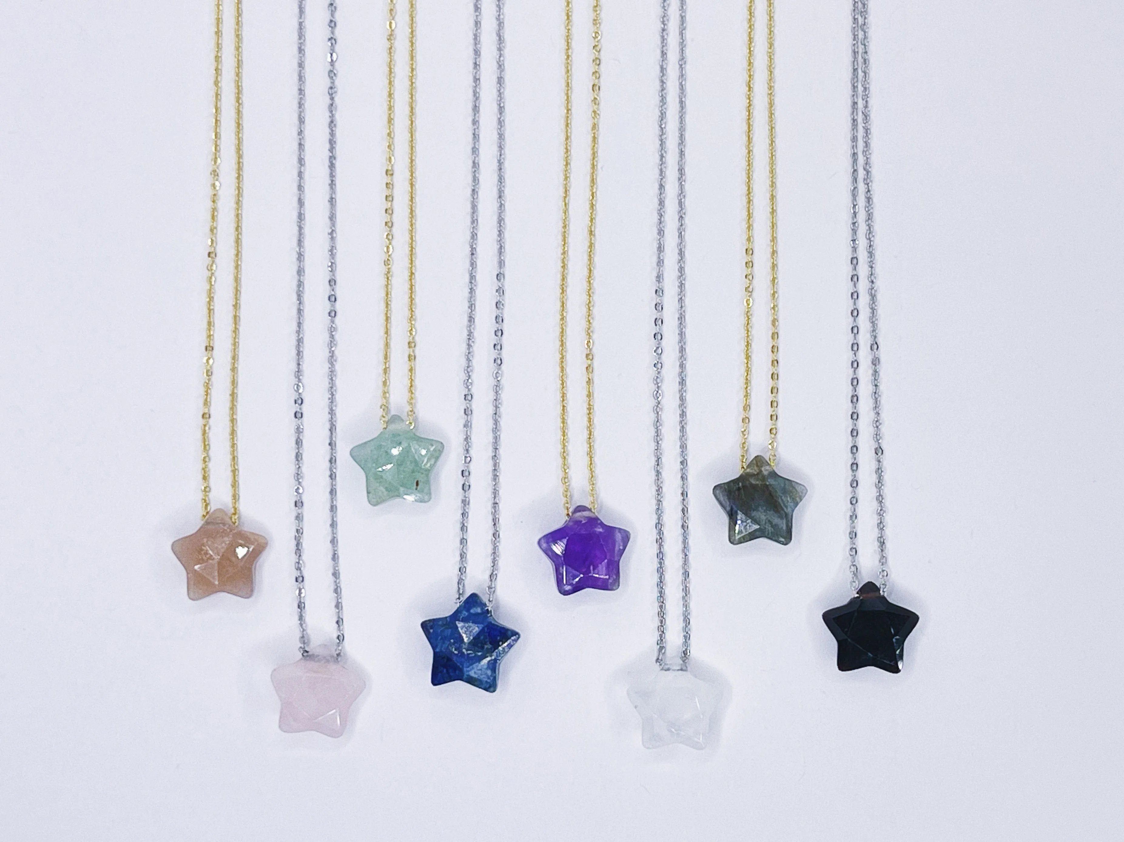 Star Gemstone Necklace