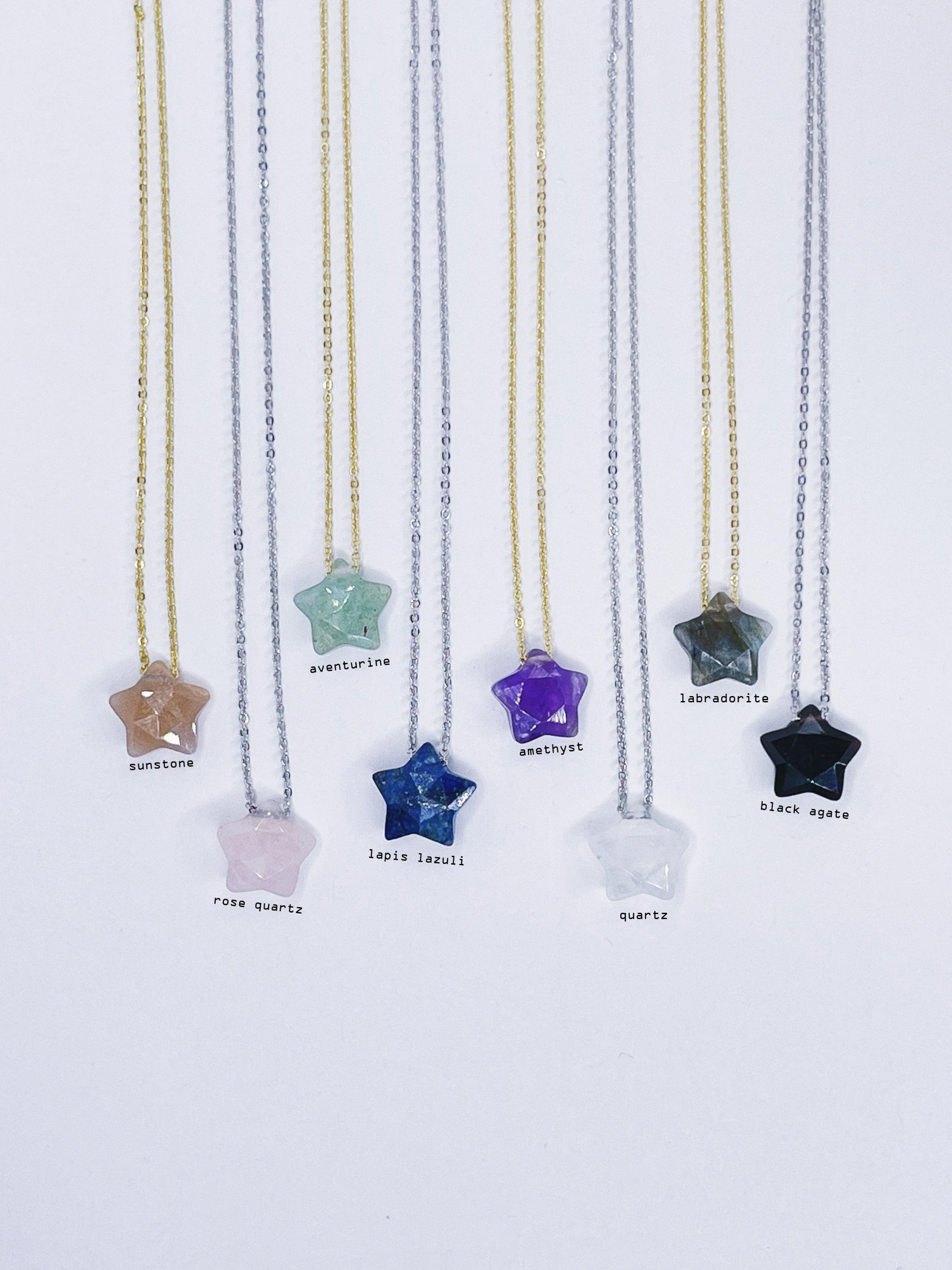 Star Gemstone Necklace