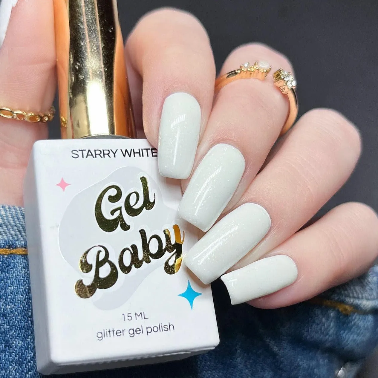 Starry White Gel Polish