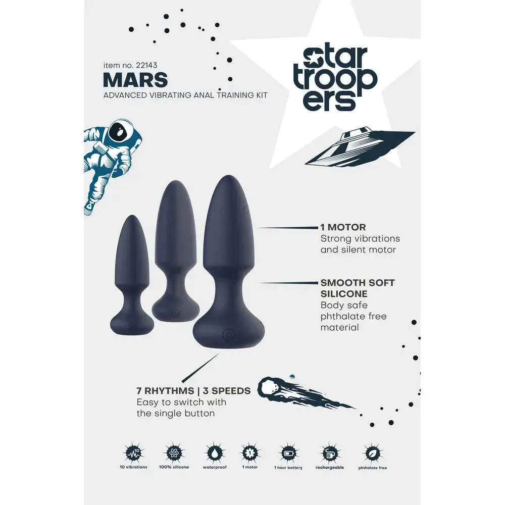 Startroopers Mars Advanced Vibrating Anal Vibe Kit