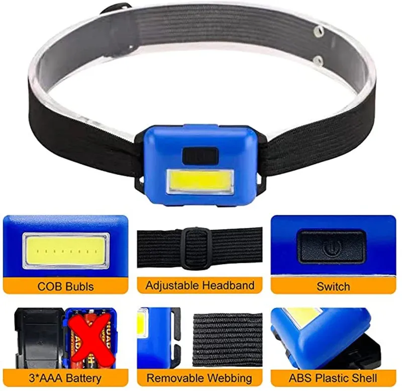 Stay Illuminated Anywhere with Our C9 Camping LED Mini Headlights!
