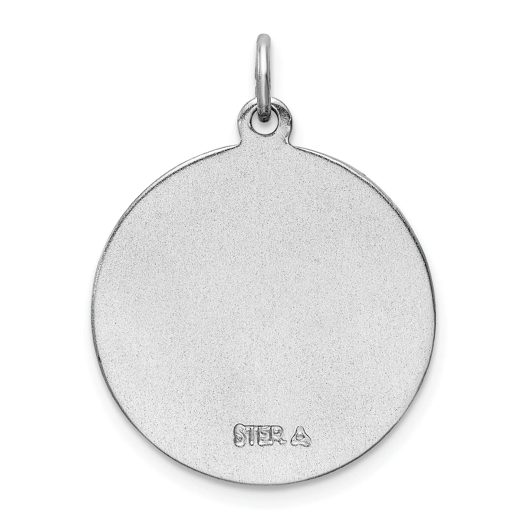 Sterling Silver Enameled St. Christopher Medal