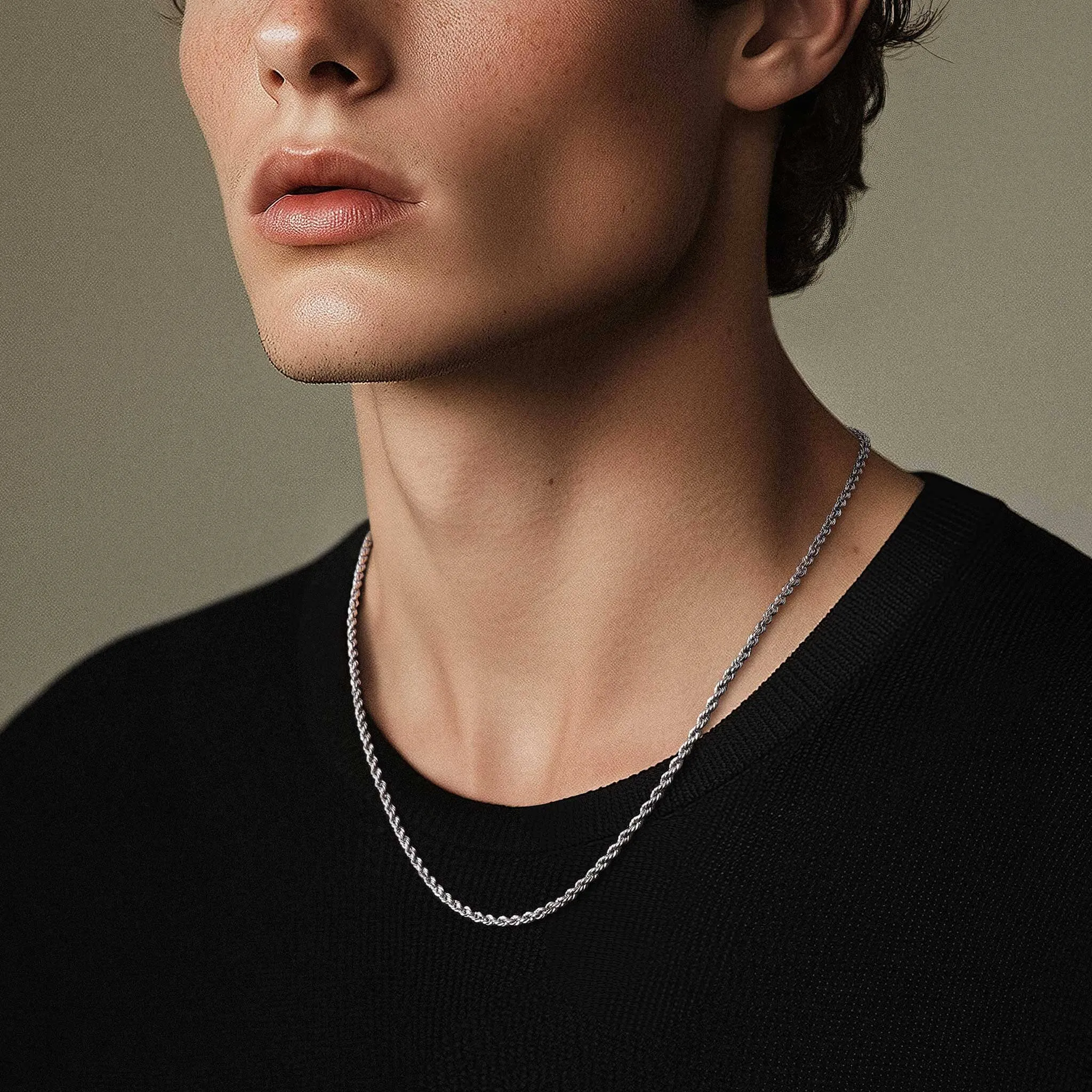 Sterling Silver Nordic Rope Chain