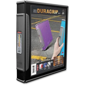 Storex Dura Grip D-ring Black View Binders