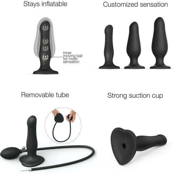 Strap-on-me Hybrid Inflatable Dildo Plug