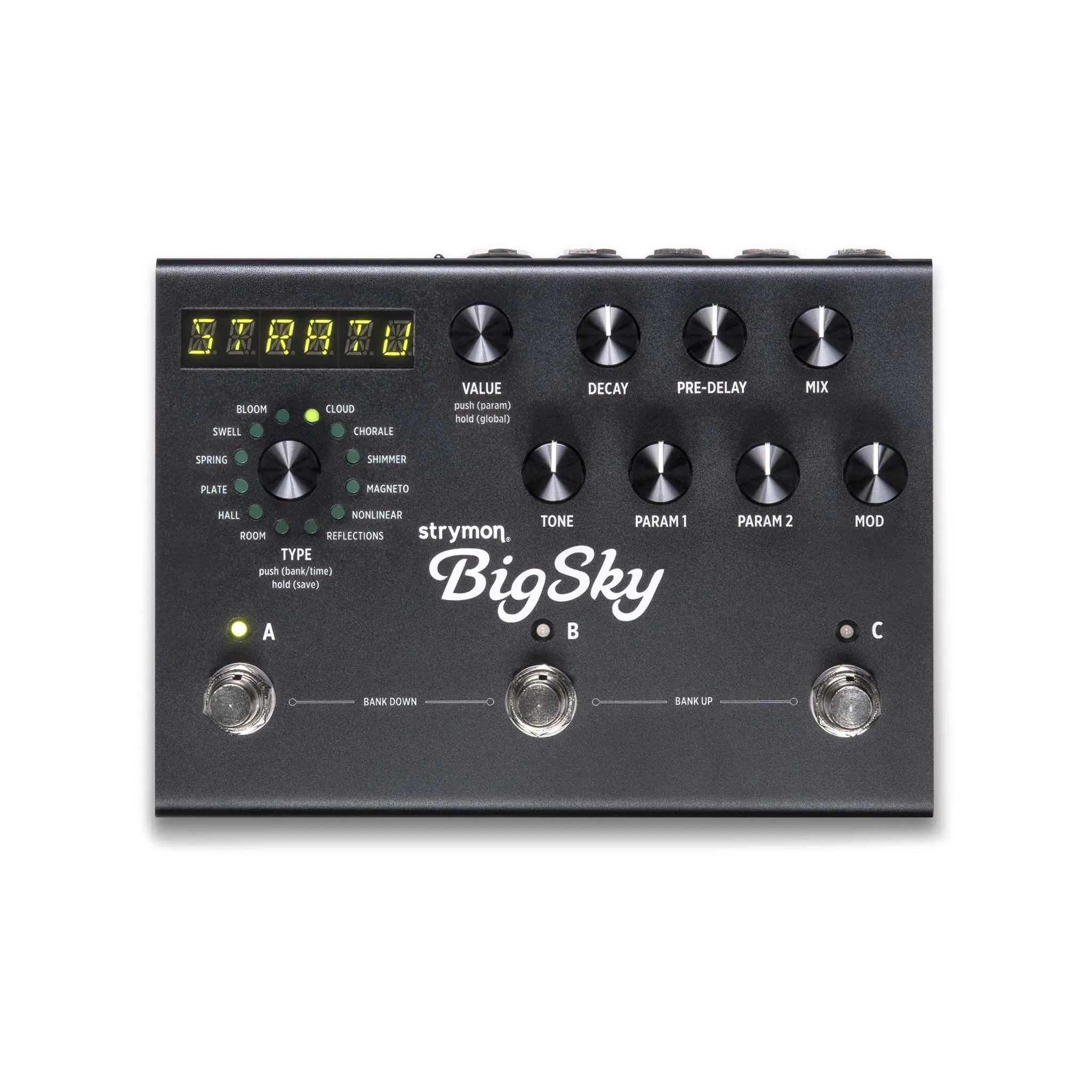 Strymon BigSky Reverb Guitar Effects Pedal, Midnight Edition