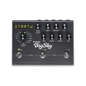 Strymon BigSky Reverb Guitar Effects Pedal, Midnight Edition