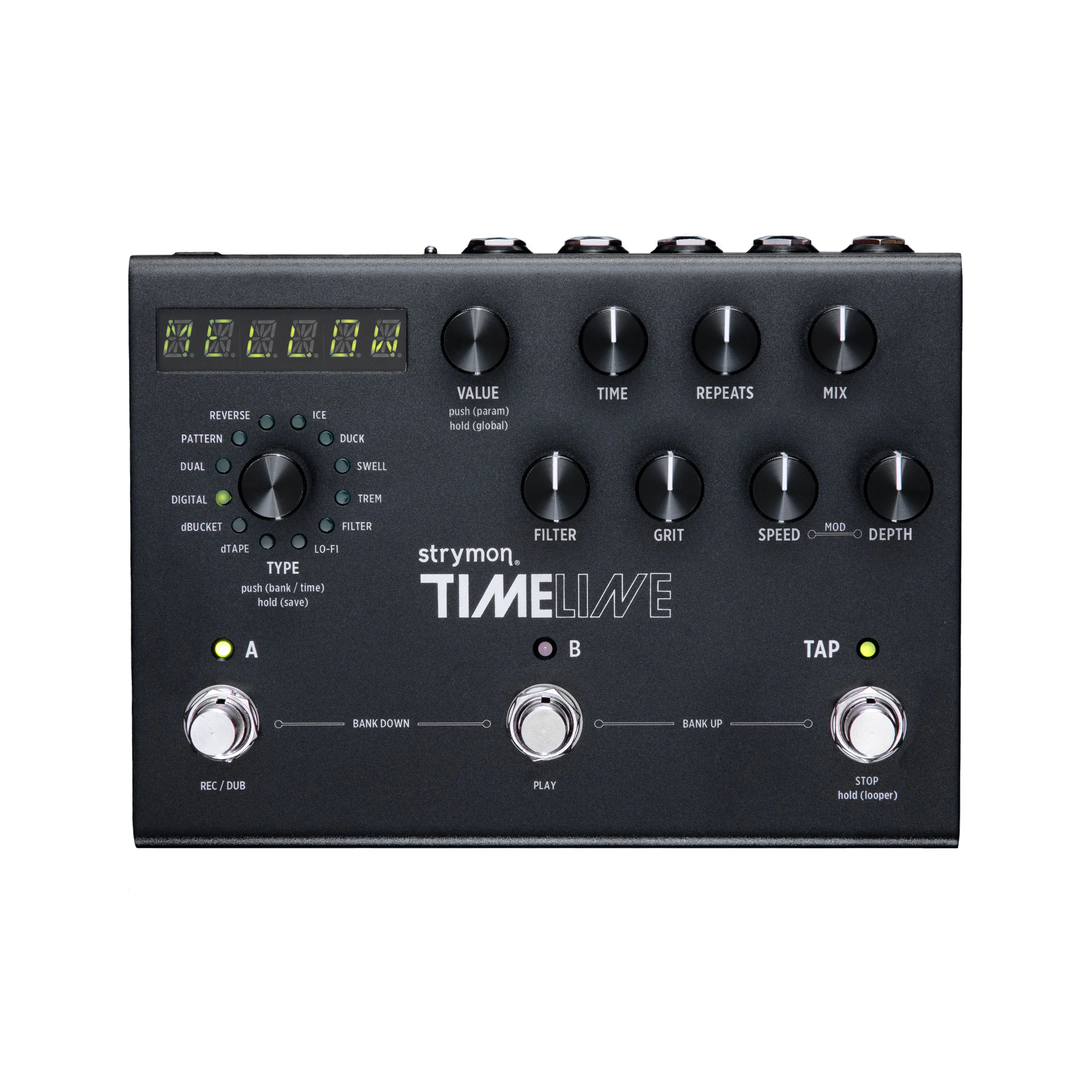 Strymon TimeLine Delay Guitar Effects Pedal, Midnight Edition