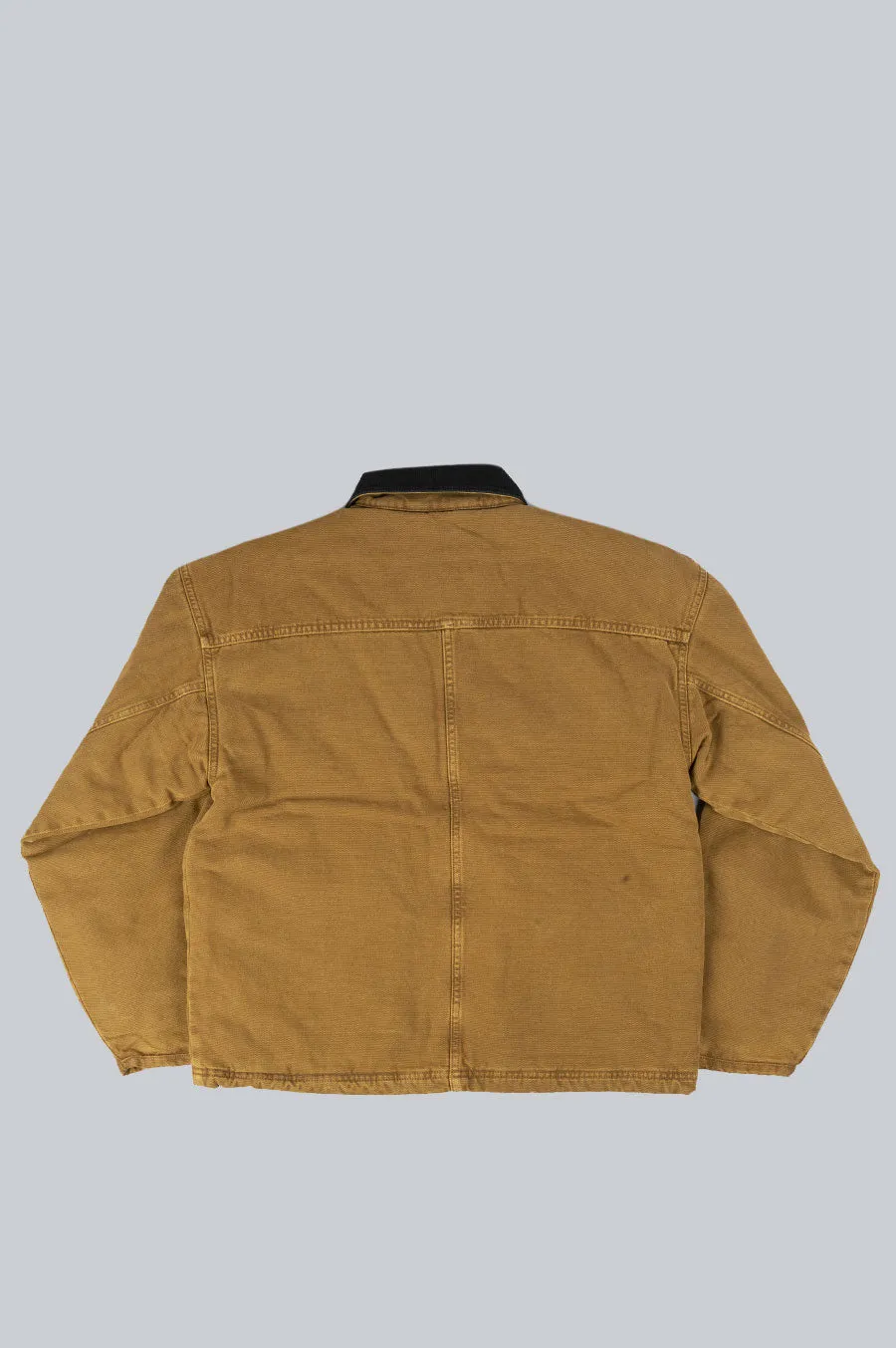 STUSSY SHOP JACKET WASHED CANVAS BRONZE
