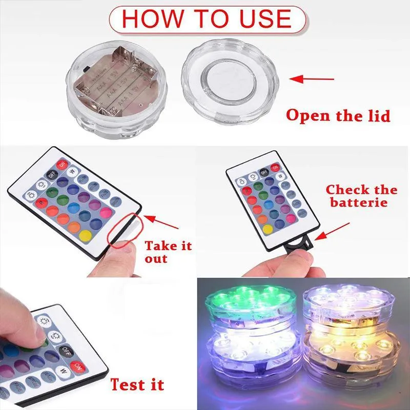 Submersible Pool Light  with Remote Control