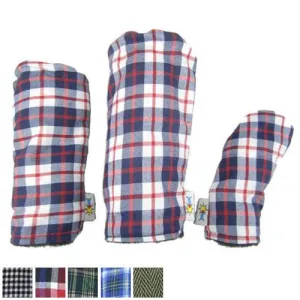 Sunfish Tartan Golf Headcover Hybrid Green Tweed