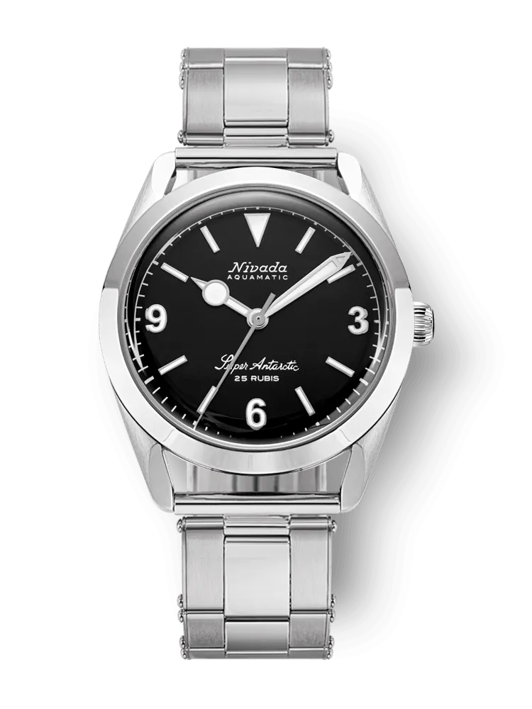 Super Antarctic 3.6.9 Black No Vintage Effect - White Luminous