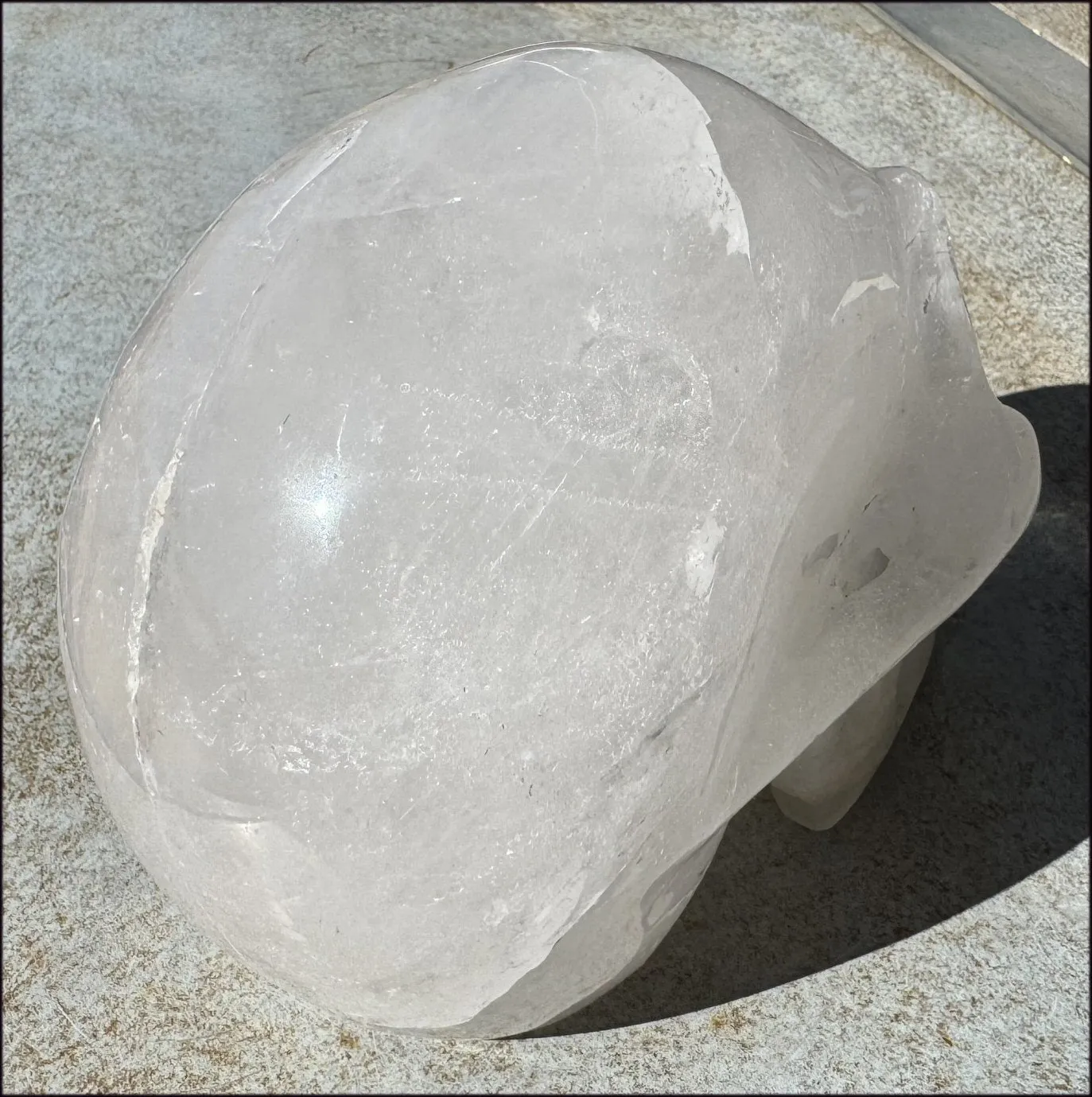 ~Super Sale~ LifeSize Himalayan Quartz Crystal Skull with Chlorite, Hematite!