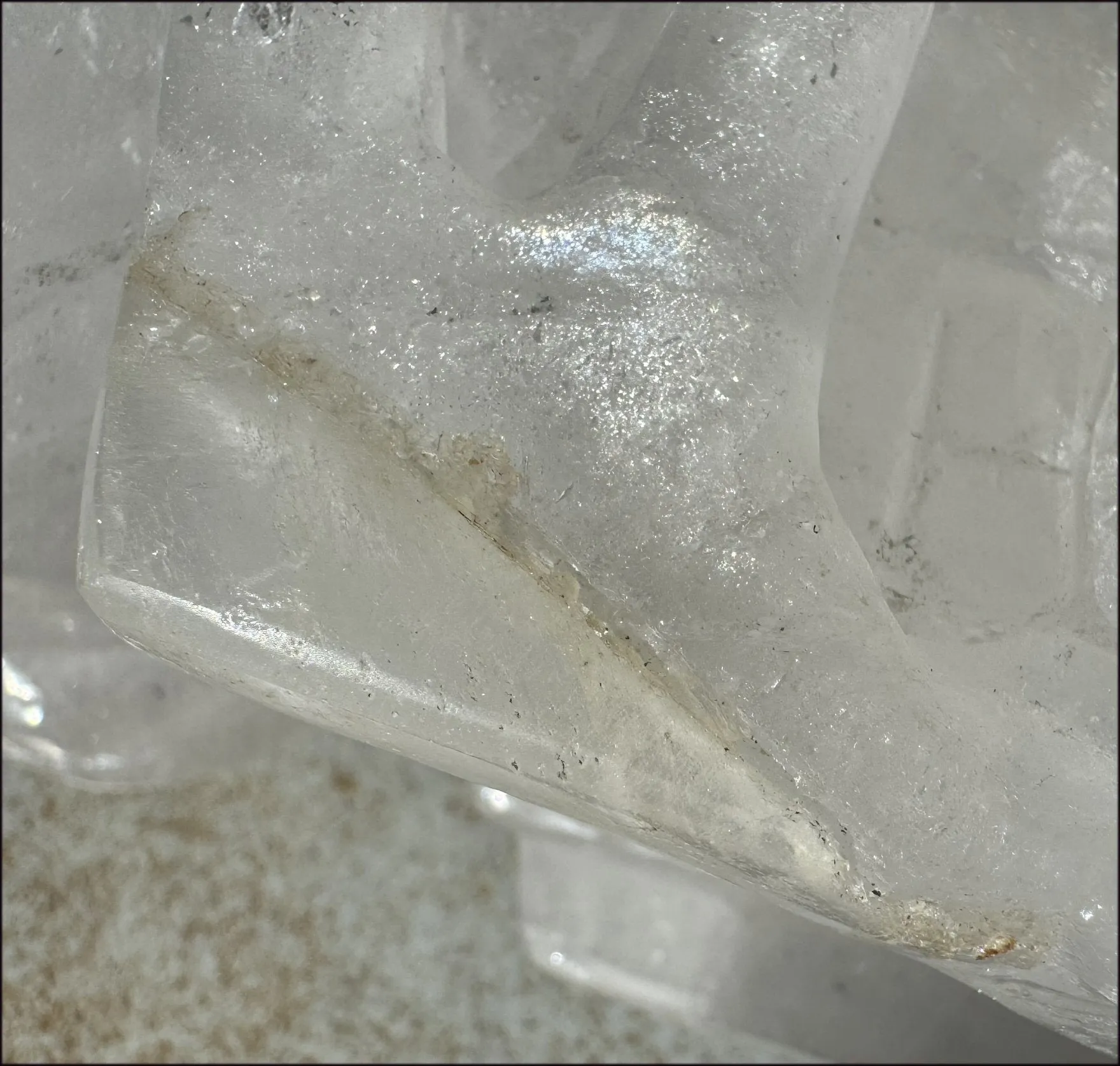 ~Super Sale~ LifeSize Himalayan Quartz Crystal Skull with Chlorite, Hematite!