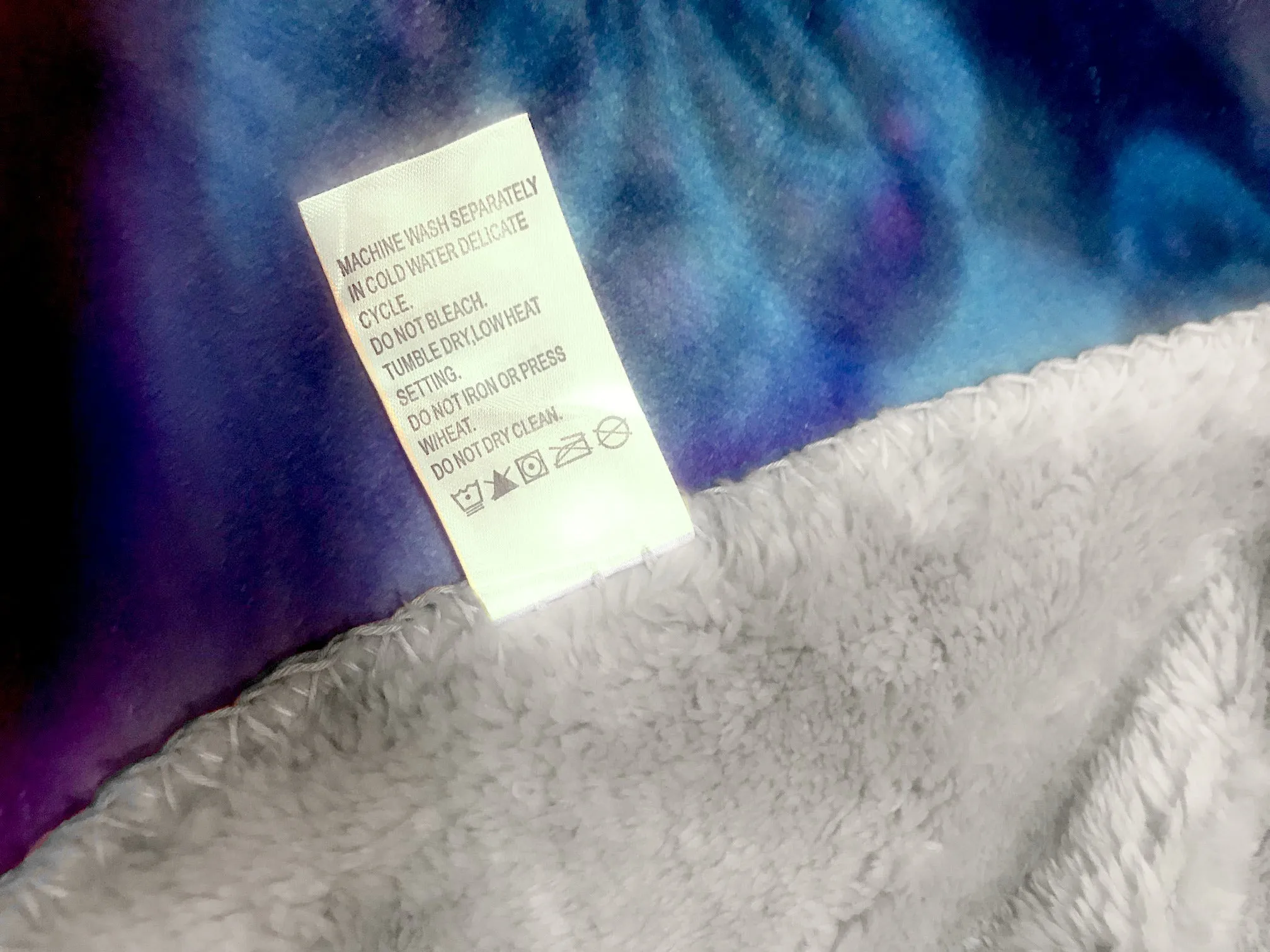 Super Soft Sherpa Blanket, Velvety Minky Throw, Visionary Art Home Decor - "Spirit Orbs"