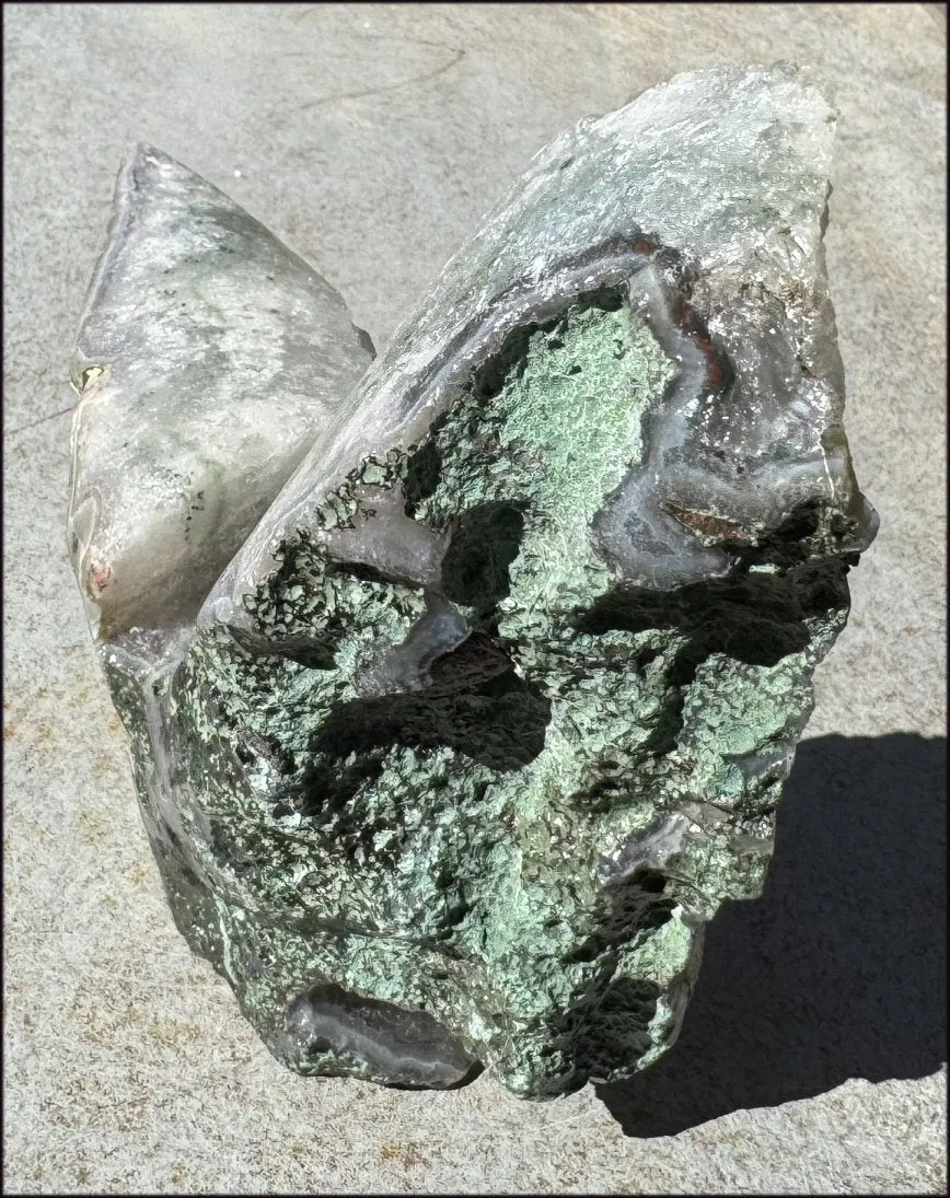 Super Sparkly Agate Geode Crystal BETTA FISH - Just keep swimming! - 5lbs 