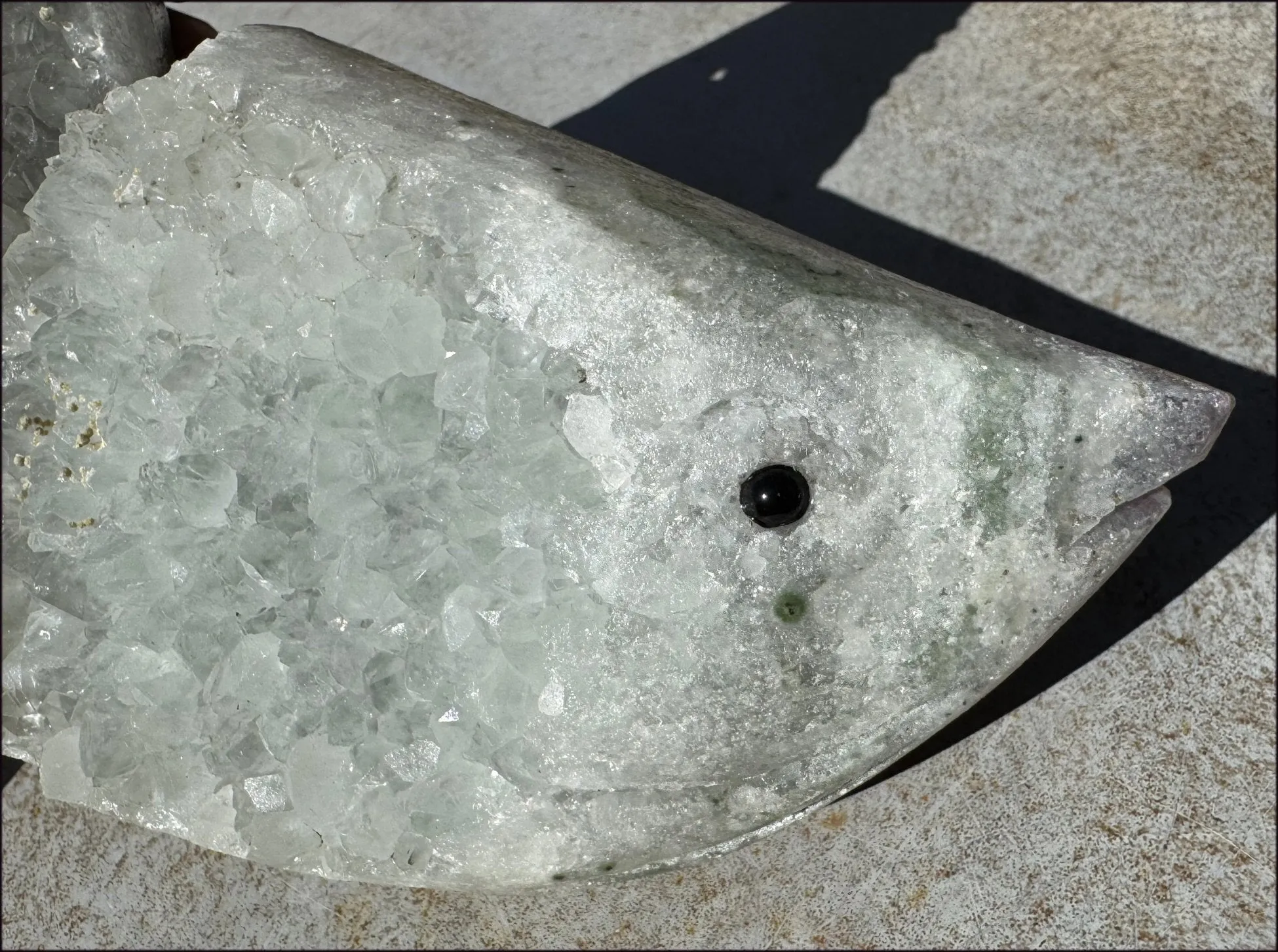 Super Sparkly Agate Geode Crystal BETTA FISH - Just keep swimming! - 5lbs 