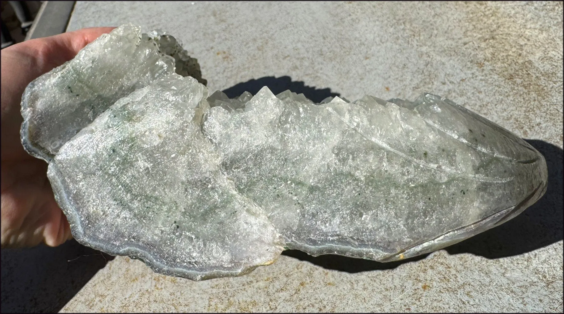 Super Sparkly Agate Geode Crystal BETTA FISH - Just keep swimming! - 5lbs 